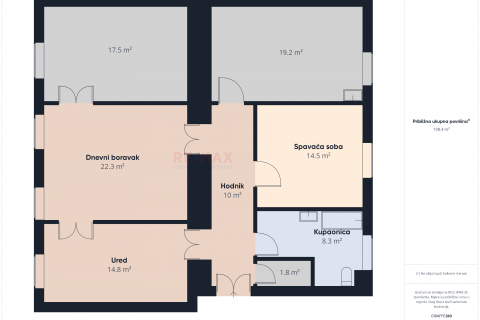 Appartamento Kozala, Rijeka, 105m2