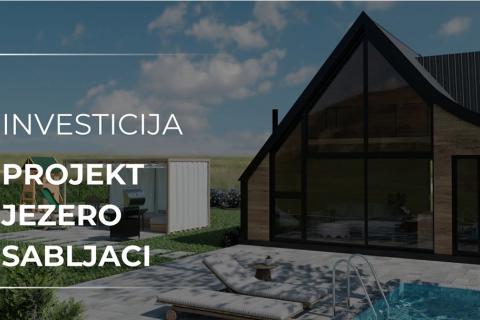 Ogulin, Jezero Sabljaci | Projekt dvije moderne kuće s bazenom 