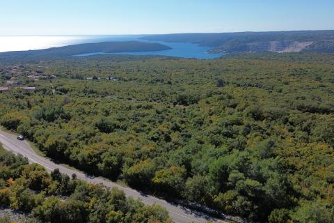 ISTRIA, ALBONA - Terreno con vista mare