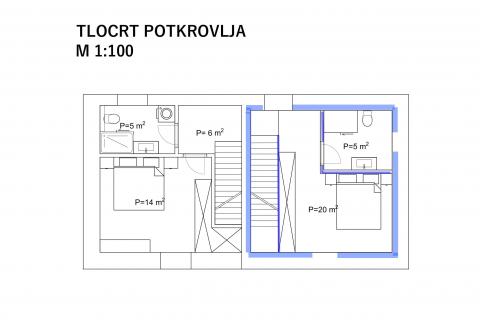 Istra,Novigrad-Adaptirana kuća s vrtom i pogledom na more