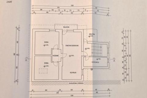 Zagreb, Botinec, kuća s tri stana
