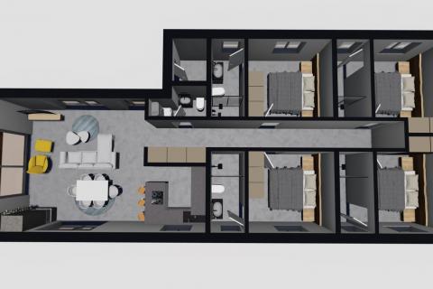 Istria, Kršan – casa 135 m² con piscina e 4 camere da letto