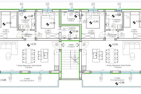 Flat/Appartement Umag, 66,09m2