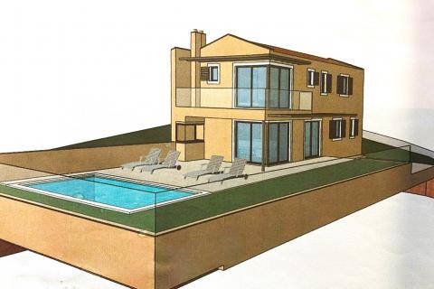 Stavbno zemljišče Momjan, Buje, 284m2