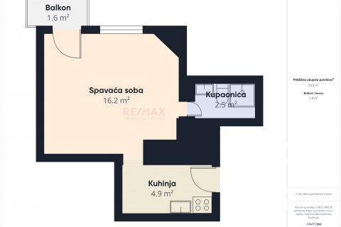 Zagreb, Donji Grad, Studio apartman