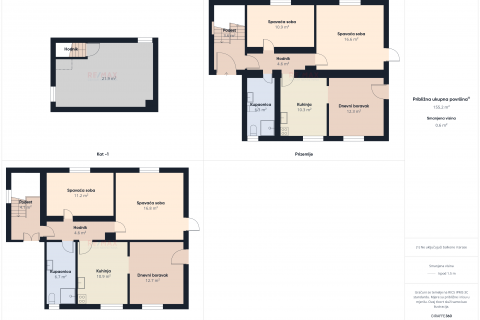 Haus Valbandon, Fažana, 187m2