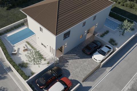 OTOK KRK-MALINSKA novogradnja moderna villa 