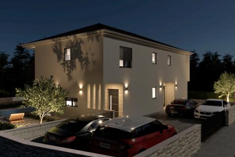 OTOK KRK-MALINSKA novogradnja moderna villa 