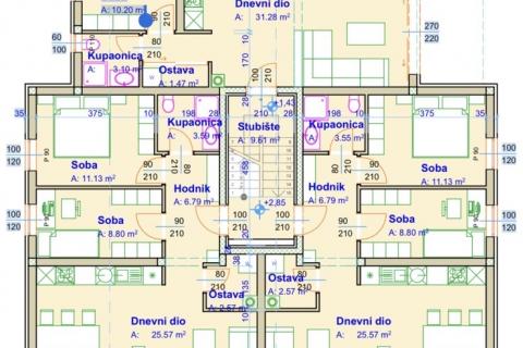 Saršoni - novogradnja 1S+DB 61 m2