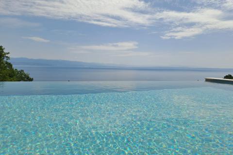 OPATIJA,LOVRAN- luksuzna vila s bazenom i pogledom na more