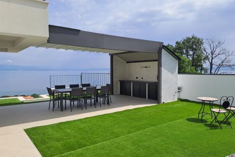 OPATIJA,LOVRAN- luksuzna vila s bazenom i pogledom na more