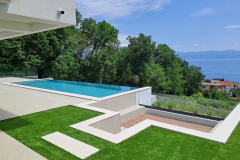OPATIJA,LOVRAN- luksuzna vila s bazenom i pogledom na more