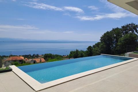 OPATIJA,LOVRAN- luksuzna vila s bazenom i pogledom na more