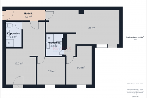 Otok Krk, Njivice, trosobni stan, terasa, pogled