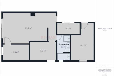 Otok Krk, Njivice, trosobni stan, terasa, parking
