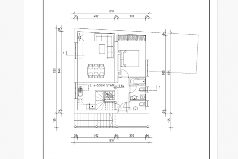 Zagreb, Sveti Duh - stan s potkrovljem za adaptaciju
