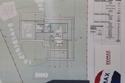 Rijeka, Klana - građevinski teren sa projektom i dozvolom