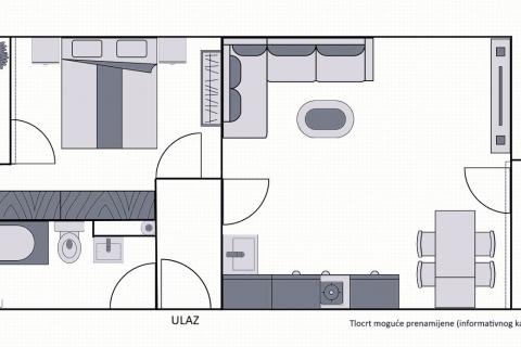 Zagreb, Maksimir - dvosoban stan + parking, lođa, balkon
