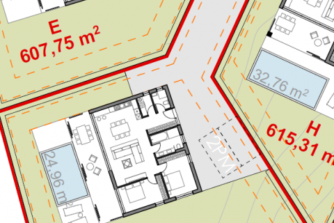 Rovinj, 8km-Šorići, idealna građevinska parcela-720m2