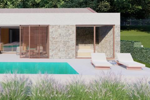 Rovinj, 8km-Šorići, idealna građevinska parcela-720m2