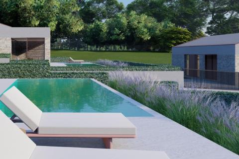 Rovinj, 8km-Šorići, idealna građevinska parcela-720m2