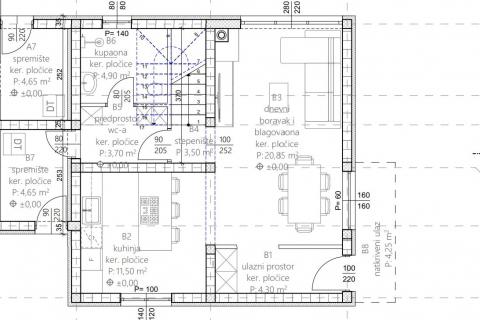 Дом Kaštel, Buje, 120m2