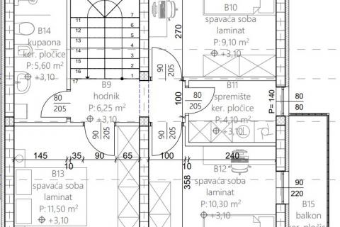Дом Kaštel, Buje, 120m2