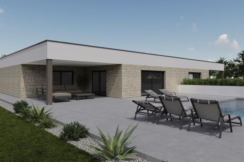 Istra, Rovinj okolica - kuća s garažom okružena prirodom