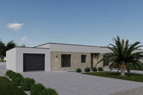 Istra, Rovinj okolica - kuća s garažom okružena prirodom