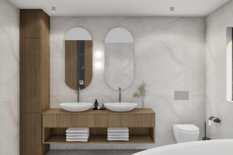 Istra, Rovinj okolica - kuća s bazenom okružena prirodom