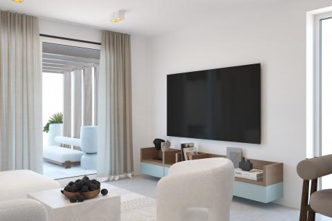 Istra,Medulin,luksuzni troetažni stan sa pogledom na more