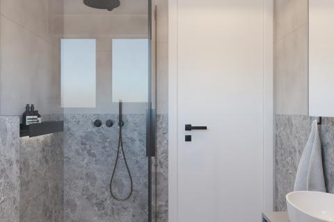 Istra,Medulin,luksuzni troetažni stan sa pogledom na more