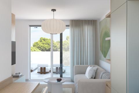 Istra,Medulin,luksuzni troetažni stan sa pogledom na more