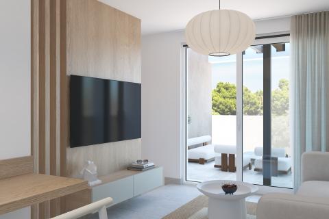 Istra,Medulin,luksuzni troetažni stan sa pogledom na more