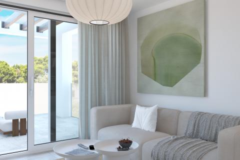 Istra,Medulin,luksuzni troetažni stan sa pogledom na more