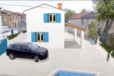 Istra, Svetvinčenat - zemljište s građevinskom dozvolom i projektom