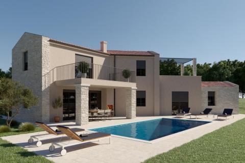 Istra, Poreč okolica - nova kuća u autohtonom stilu