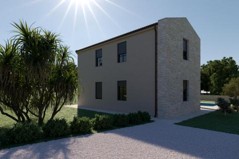 Istra, Poreč okolica - nova kuća u autohtonom stilu