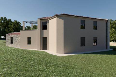 Istra, Poreč okolica - nova kuća u autohtonom stilu