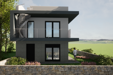 Крк, Линардичи – Отдельный дом с проектом реконструкции