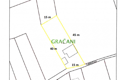 Bauland Gračani, Podsljeme, 628m2