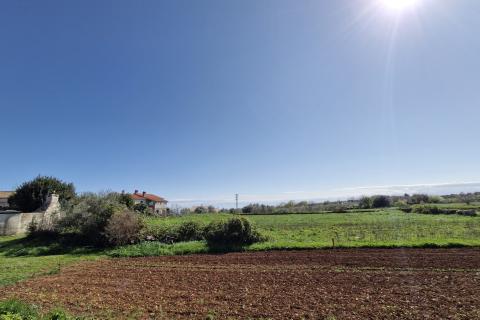 Istria, Peruški – Building plot near the sea and beaches, 493 m2