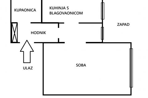 Flat/Appartement Špansko, Stenjevec, 41,46m2
