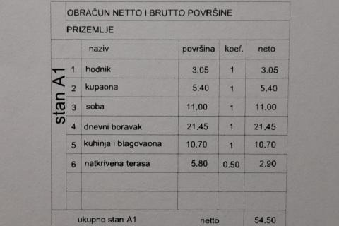 Flat/Appartement Busoler, Pula, 72,30m2