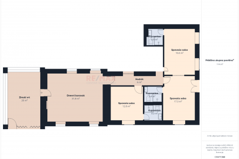 Flat/Appartement Volosko, Opatija, 99,56m2