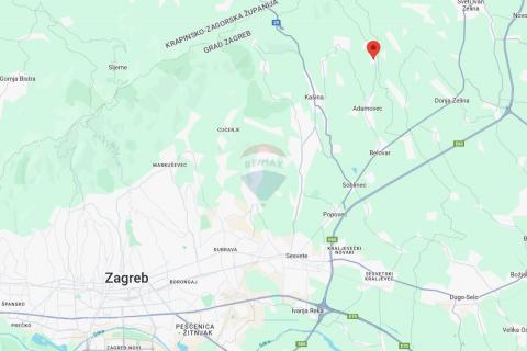 Bouwgrond Moravče, Sesvete, 1.125m2