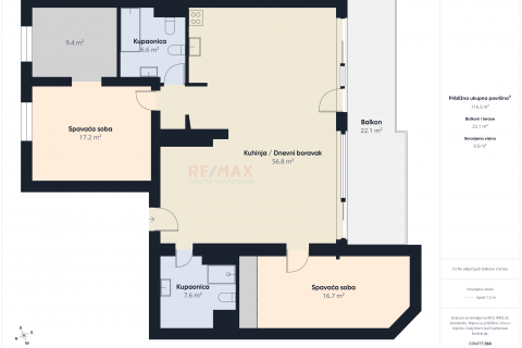 Flat/Appartement Selce, Crikvenica, 135m2