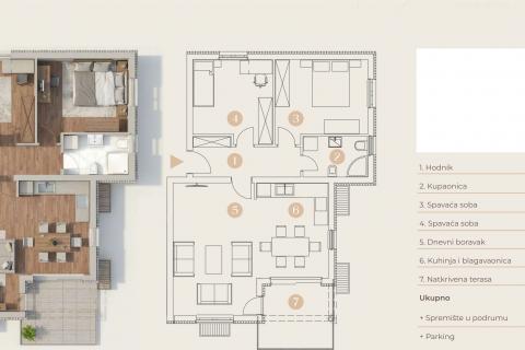 Flat/Appartement Sar&scaron;oni, Vi&scaron;kovo, 77,75m2