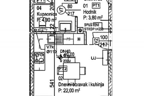 Condo/Apartment Dražice, Jelenje, 50,60m2