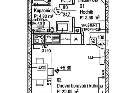 Condo/Apartment Dražice, Jelenje, 50,45m2